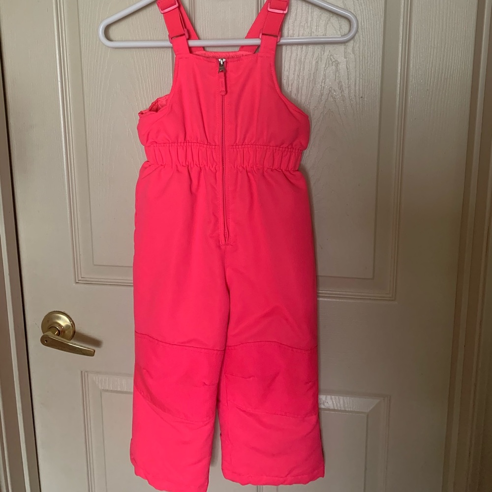 4T hot pink snow pants